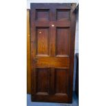 PAIR OF PITCH PINE 6 PANEL DOORS 36" X 83"