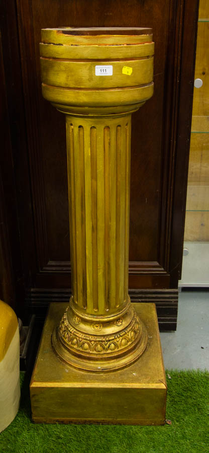 GILDED PILLAR