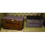 TULLAMORE DEW WOODEN BOX + SMITHWICKS BOX