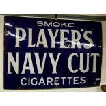 PLAYERS NAVY CUT ENAMEL SIGN