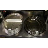 QUANTITY OF STAINLESS STEEL DISHES