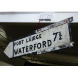 HEAVY WATERFORD ROAD SIGN