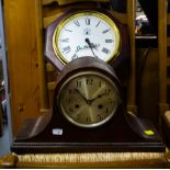 SMITHWICKS WALL CLOCK + MAHOGANY MANTLE CLOCK