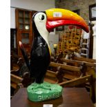 GUINNESS TOUCAN FIGURE - 17" TALL