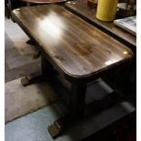 2 OBLONG PUB TABLES 39" X 18"