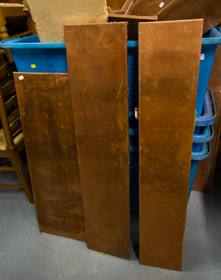 LOT OF COPPER PANELS