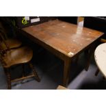 OAK FRAME TABLE 60 X 30