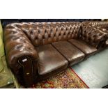 BUTTONED BACK CHESTERFIELD SETTEE