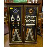 NEAT 2 DOOR CABINET WITH KNOT DOORS