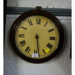 OAK FRAME WALL CLOCK