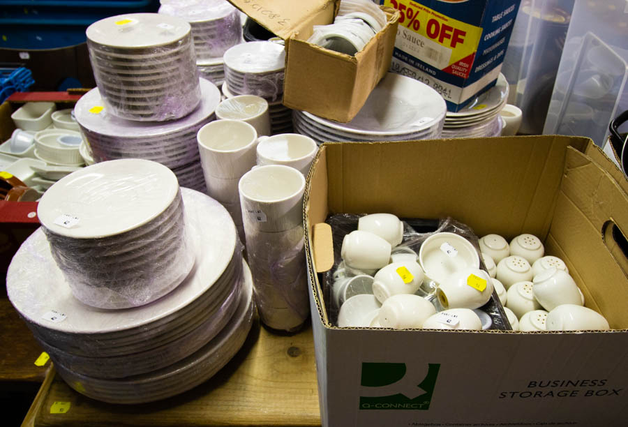 LARGE QUANTITY OF WHITE TABLEWARE - Image 2 of 2