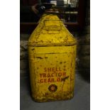 SHELL TRACTOR GEAR OIL TIN
