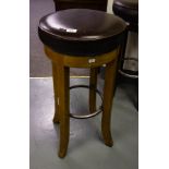 5 ROUND TOP HIGH STOOLS