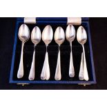 12 SILVER COFFEE SPOONS
