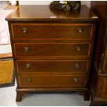 NEAT INLAID 3 DRAWER CHEST