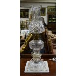 WATERFORD CUT GLASS TABLE LAMP 22 INCHES HIGH