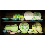 LOT OF CARLTON WARE PLATES + ODDS