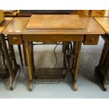 SINGER SEWING MACHINE ON STAND