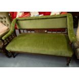 NEAT EDWARDIAN SETTEE.