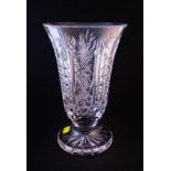 10" WATERFORD FOOTED VASE