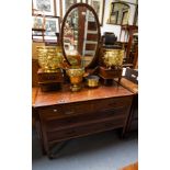 INLAID MAHOG DRESSING TABLE