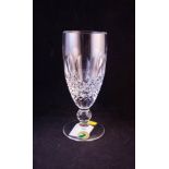 4 WATERFORD CRYSTAL WATER FLUTES