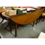 MAHOGANY HUNTING TABLE 72"