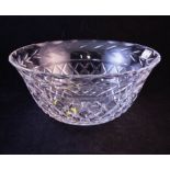 2 WATERFORD CUT GLASS SALAD BOWLS NS