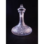 WATERFORD CRYSTAL COLLEEN DECANTER + SHIPS DECANTER