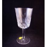 6 WATERFORD LISMORE LARGE GOBLETS