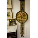 TAPESTRY BELL PULL + 2 NEEDLEWORK PICTURES