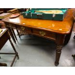 WILLIAM IV STYLE MAHOGANY LIBRARY TABLE