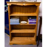 PINE OPEN BOOKSHELF