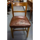 3 ANTIQUE INLAID CHAIRS