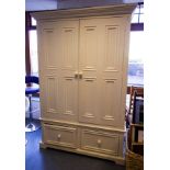 PAINTED PANEL DOOR FITTED WARDROBE 52 x 78 x 26ins