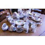 COUNTRY ROSE PART TEA SET + 3 PART TEA SETS