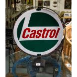 CASTROL REVOLVING TIN SIGN