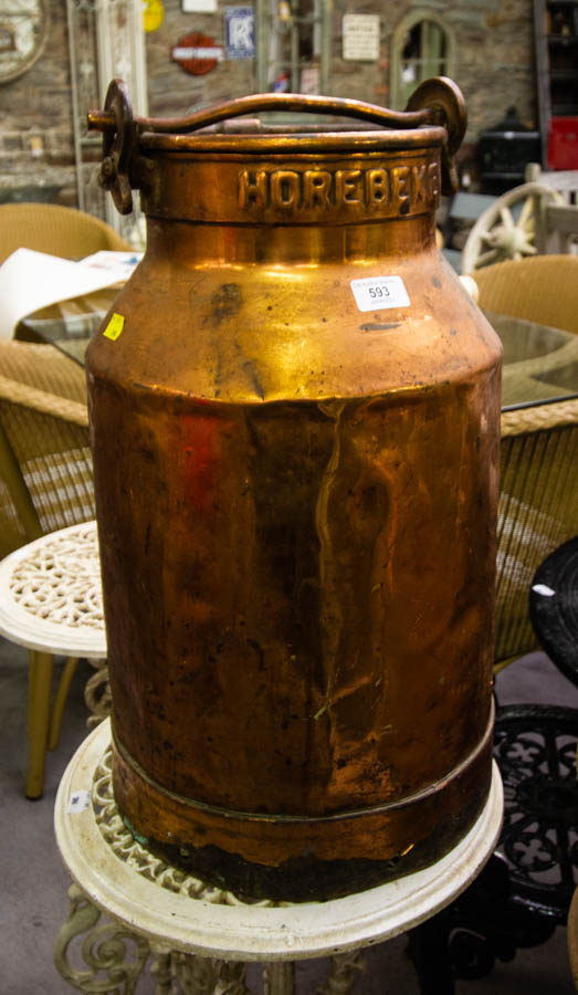 COPPER MILK CHURN "HOREBEKE".