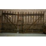 SET OF IRON GATES 8FT X 4FT6"