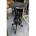 CAST IRON PLANT STAND.