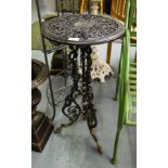 CAST IRON PLANT STAND.