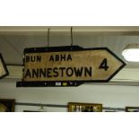 OLD CAST ANNESTOWN ROAD SIGN 4 MI.