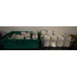 LARGE QUANTITY OF WHITE CROCKERY