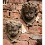 PAIR OF WALL CHERUBS 20CM