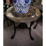 ORNATE CAST GARDEN TABLE