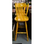 4 TALL SPINDLE BACK CHAIRS