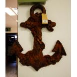 COMPOSITE ANCHOR WALL DECORATION 60H CM