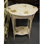 FRENCH 2 TIER CAST IRON TABLE