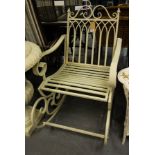 ROCKING GARDEN CHAIR