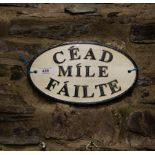 CEAD MILE FAILTE SIGN + LONG WAR TO TIPPERARY SIGN
